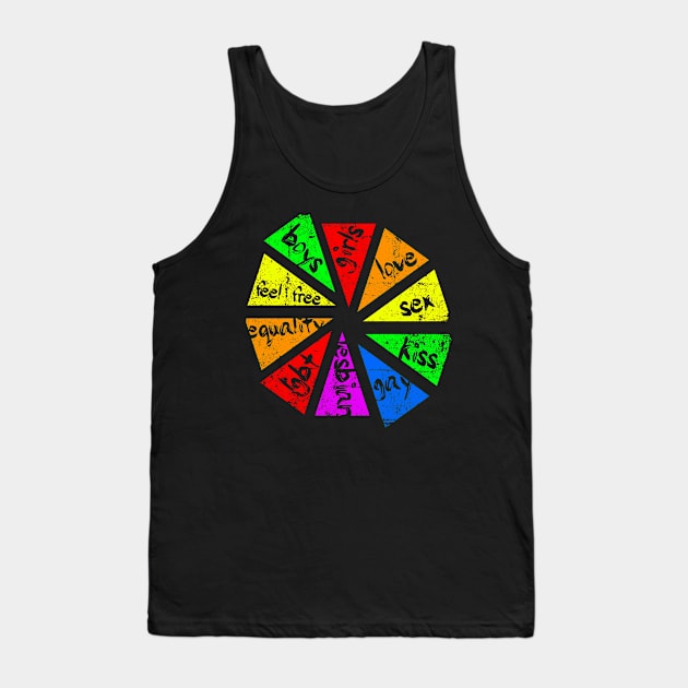 gay gay life lgbt live homo Tank Top by Johnny_Sk3tch